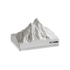 阿爾卑斯山造型汽車香氛擴香石，精油擴香擺飾，香氛石膏芳香石，生日禮物推薦, 1個