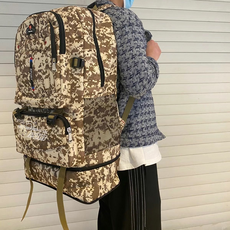 運動背包 迷彩設計, 小黃彩, 1個