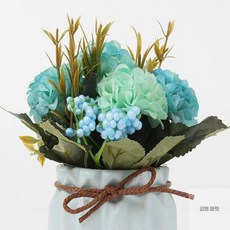 김영마켓 수국 조화 화분 예쁜조화꽃화분