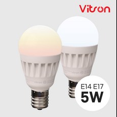 비츠온 미니크립톤 E14 E17 5W 꼬마 전구 인테리어 미니 램프, E14 주광, 1개