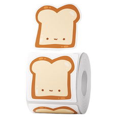 精臣 牛奶罐造型烘焙標籤貼紙 防水原廠標籤, 1個, 記憶麵包