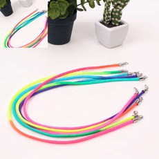 팔땨 독감 대비 마스크 목걸이 레인보우색상 3개 1세트 분실방지스트랩 마스크스트랩 마스크목걸이