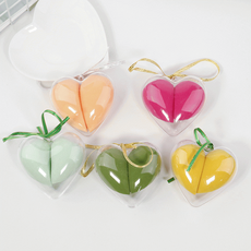 플라스틱 하트볼 투명공 아크릴캡슐 10cm, 1개, 투명하트공-10cm