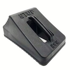 IDFR 特大車輪擋 輪胎擋 水泥車 貨櫃車 大卡車 專用車擋 黑色 1入, 1個