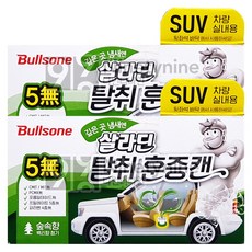 1+1 불스원 살라딘 차량실내용 탈취 훈증캔 SUV용-숲속향, 2개