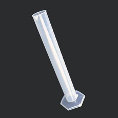 플라스틱 매스실린더 50ml 눈금 시험관 실험용 비이커, 1개