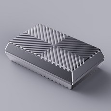 巧可利無限位推牌啪啪幣指尖陀螺 解壓玩具 減壓神器 解壓小物 舒壓小物 黑科技 禮物, 極光銀, 1個