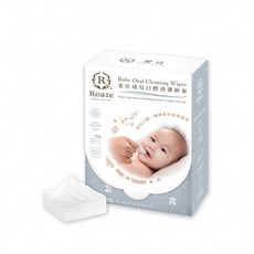 Roaze柔仕 幼兒口腔清潔紗布180抽，獨立包裝，溫和清潔，寶寶口腔護理必備, 1個, 大約100g
