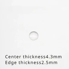 직경 13.5 26 40 42 47mm Plano 볼록 렌즈 물리학 실험 장비 고출력 LED K9 유리, 06 D15.5mmF20mm