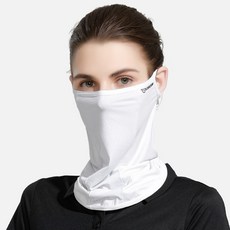 골프 자외선차단 얼굴가리개 등산 바이크자차단 얼굴 햇빛가리개 스포츠 마스크, 흰색, 1개