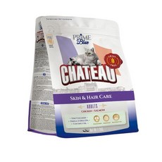 【臭貓動物園】藍帶莊園｜無穀貓糧 亮毛潤膚配方, 1個, 2.4kg, 雞肉+鮭魚