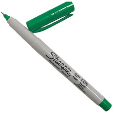 Sharpie 37001 油性記號筆, 綠12支/盒, 1個