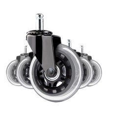 의자바퀴 고급형 캐스터 우레탄 인라인바퀴, 1개, 3인치