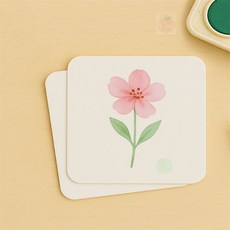 무아점빵 드로잉 종이 카드 100매 6x6cm 옷택