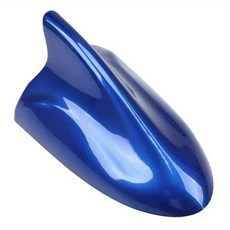 차량용 상어 지느러미 안테나 신호 수신 라디오 기능 루프 개조 장식용, 2. Blue