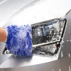 쏨숭 다용도 극세사 청소 세차 장갑 차량, 1개
