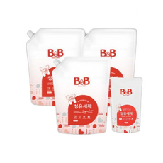 증정 유아 섬유 세탁세제 시그니처 리필형, 3개입, 1.5L