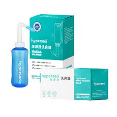 來而康 海沛舒 洗鼻組(洗鼻器 洗鼻鹽) 衛福部認證 維護鼻腔健康 洗鼻 洗鼻子, 1套, 洗鼻器1盒+洗鼻鹽1盒