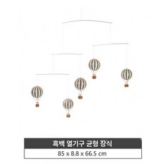 우주모빌 행성 태양계 인테리어 아이방 소품 천장데코 꾸미기 모형 펜던트 별자리 포함 태양, 1개, 블랙 앤 화이트