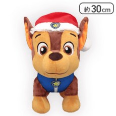 「日本空運景品」 日本限定 正版 汪汪隊立大功 聖誕節 限定 汪汪隊 娃娃 絨毛玩偶 正版 毛毛 阿奇 狗狗 101忠狗, 1個