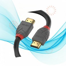 Lindy HDMI 선택기 셀렉터 안트라 라인 2.1 케이블 0.5미터 이더넷 고속 SH