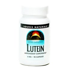 SOURCE NATURALS 葉黃素膠囊 6mg, 1罐, 90顆