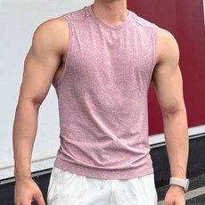 美式無縫提花運動背心男夏季無袖坎肩t卹彈力速乾透氣健身訓練服