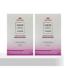 프로캄 클레어 진 약산성 여성청결제 Y존 건강 특허 유산균 함유 여행용 무료증정, 2개, 250ml