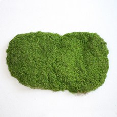 내추럴 투톤 인조 원형 이끼 라지 매트 조경 디자인 플라워데코 모스 테라리움 가짜잔디, 1개