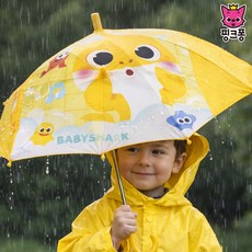 47우산 핑크퐁 아기상어 뚜루룻뚜 어린이 안전우산 자동우산 장우산
