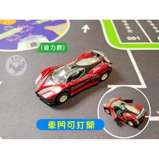 奧麗迷你合金車 台灣計程車 警車 消防車 迴力仿真小汽車玩具 1:64比例, 暗紅色跑車（最新款）, 1個
