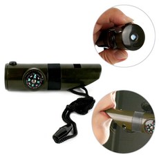 비상 재난용품 LED 나침반 호루라기 1(개) 5651PN