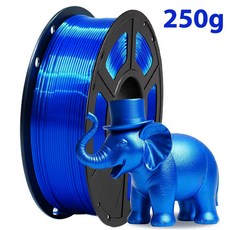 PLA 실크 보라색 3D 프린터 소모품 실크블랙 1.75mm 250G 3D 프린터 재료 실크 그린 블루 pla 인쇄 리필 필라멘트 진공 포장 250g 실크 오렌지색, PLA 실크 블루