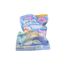 鯊魚造型泡澡球 內藏角色公仔, 5145QQ鯊魚/個(日本), 1個