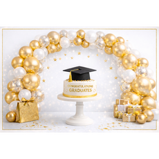 2026 졸업 현수막 입체스타일 졸업배경 대형 초대형 졸업현수막 무료문구 무료디자인 가능 빠른 배송, 풍선골드 졸업