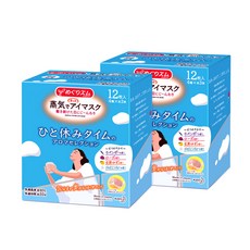 MegRhythm 美舒律 蒸氣眼罩 精油香 12入, 2包