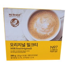 노브랜드 오리지널 밀크티, 1개