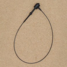 吊牌繩子 塑膠子母扣 吊牌線 吊牌扣 服裝衣服吊牌掛繩 標籤繩 手穿針 吊卡繩子, 紫羅蘭 圓頭8CM黑色1千, 1個