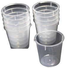 과학체험관 용액측정용 플라스틱 눈금 비이커 10P 냉각실험 어린이과학놀이세트, 2세트, 100ml