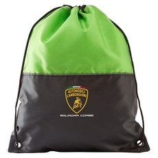 Lamborghini Squadra Corse 팀 드로우 스트링 백 블랙, Lamborghini Squadra Corse 팀 드로