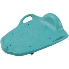 바퀴달린눈썰매 실내 키즈 카페 눈없이 썰매장 블루, 그린