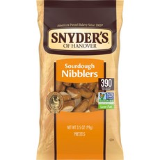 Snyder's of Hanover Pretzels Sourdough Pretzels Nibblers 3.5 Oz, 1개, 99g