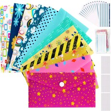 예산 시스템을 위한 ABC 생명 현금 봉투 플라스틱 및 절약을 돈 다양한 색상 찢어짐 방수 기능이 있는 12팩 비용 추적 예산서 12장 라벨 시트 3장