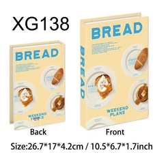 Boho Monet Matisse 럭셔리 가짜 책 보관 상자 홈 인테리어 장식 커피 테이블 침실, 02 NOT OPEN, 46 ZP0024