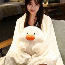 오리 모양 쿠션 낮잠 베개 엎드려 자는 베개 사무실 휴식 용품 학습 공간 휴식, 오리인형만