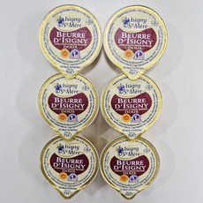 AOP 이즈니 무염 버터 포션 25g x 6개 프랑스 천연버터