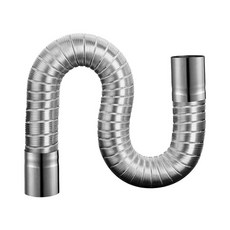 가스보일러 연통 주름 파이프 굴뚝 닥트 통구이 호일, 03.직경7cm, 1개