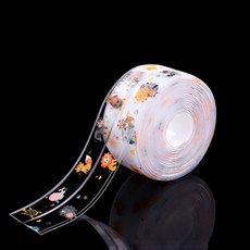 주방 물탱크 방수 스티커 테이프 가정 예쁜 밀봉 테이프 곰팡이 방지 벽 밀봉 테이프 욕실 화장실 틈새 스티커, 8, 1개