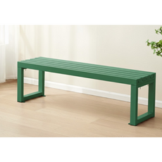 비비드 컬러 야외벤치 대기 의자 포토존 매장 카페 100cm, 그린