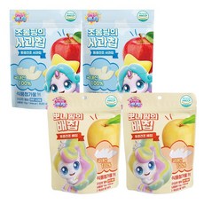 캐치티니핑 동결건조 과일칩 초롱핑 사과칩 + 뽀니핑 배칩, 30g, 2세트